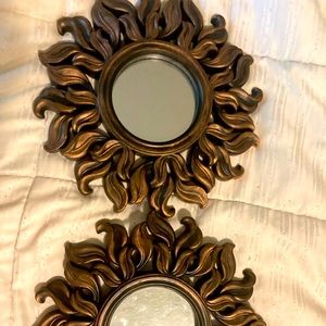 To wall hanging mirrors